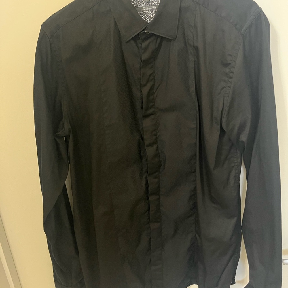 Ted Baker Classic Black Button-Up Shirt
